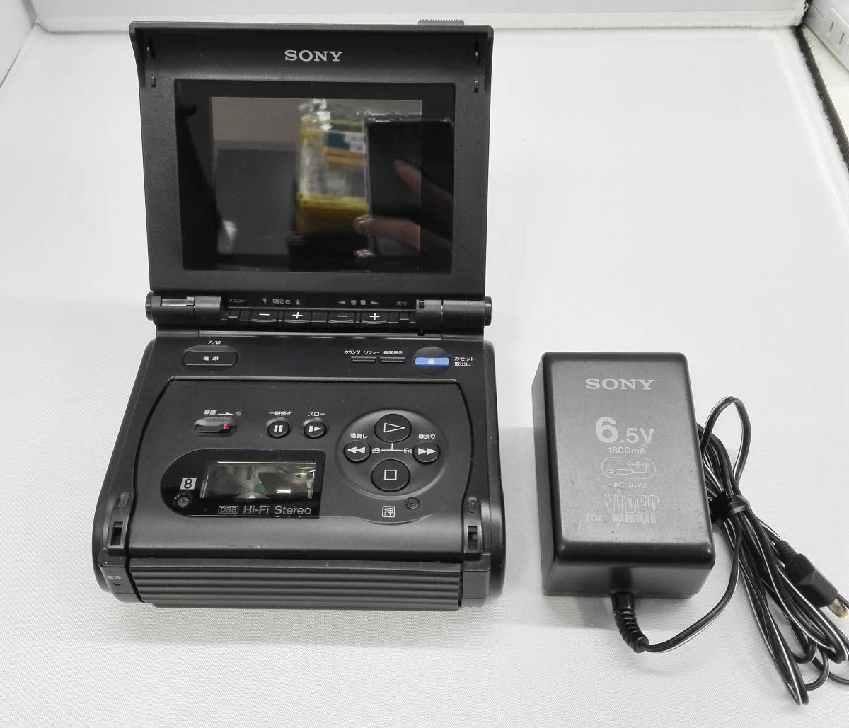 ジャンク SONY ビデオカセットレコーダー GV-SX50 8ミリビデオ 【公式