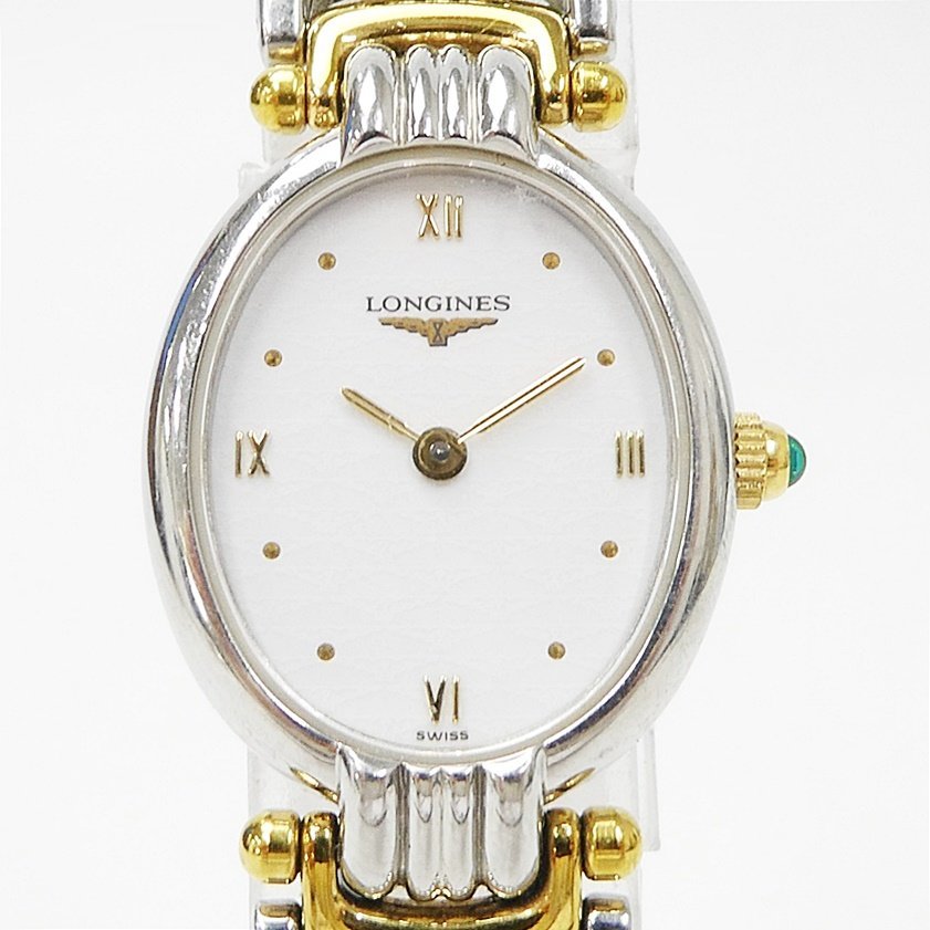 ● LONGINES ロンジン L6.202.3 レディース クォーツ 腕時計 白文字盤