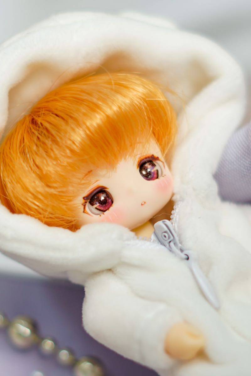 OB ドールヘッド KAISER カスタムヘッド + レジンアイ [アメトリン] OBヘッド メイクカスタム カスタムヘッド