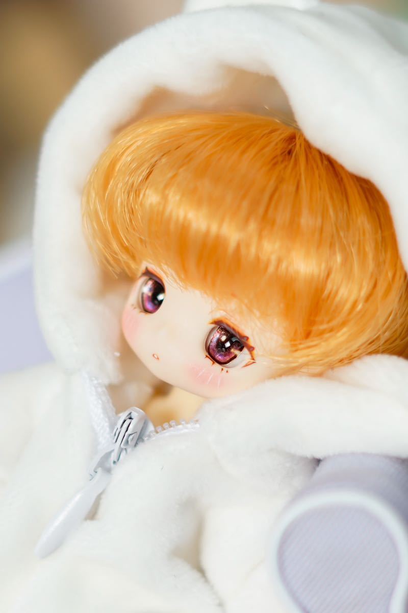 OB ドールヘッド KAISER カスタムヘッド + レジンアイ [アメトリン] OBヘッド メイクカスタム カスタムヘッド