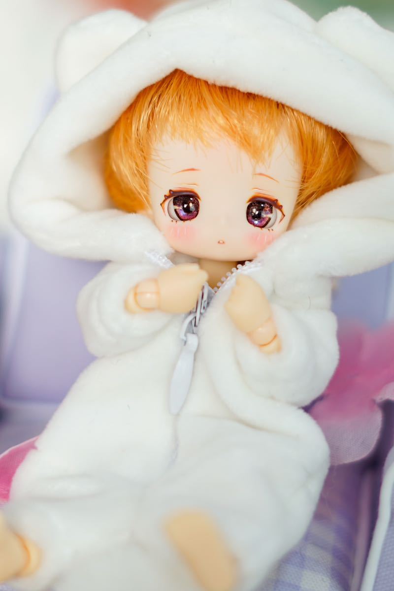 OB ドールヘッド KAISER カスタムヘッド + レジンアイ [アメトリン] OBヘッド メイクカスタム カスタムヘッド