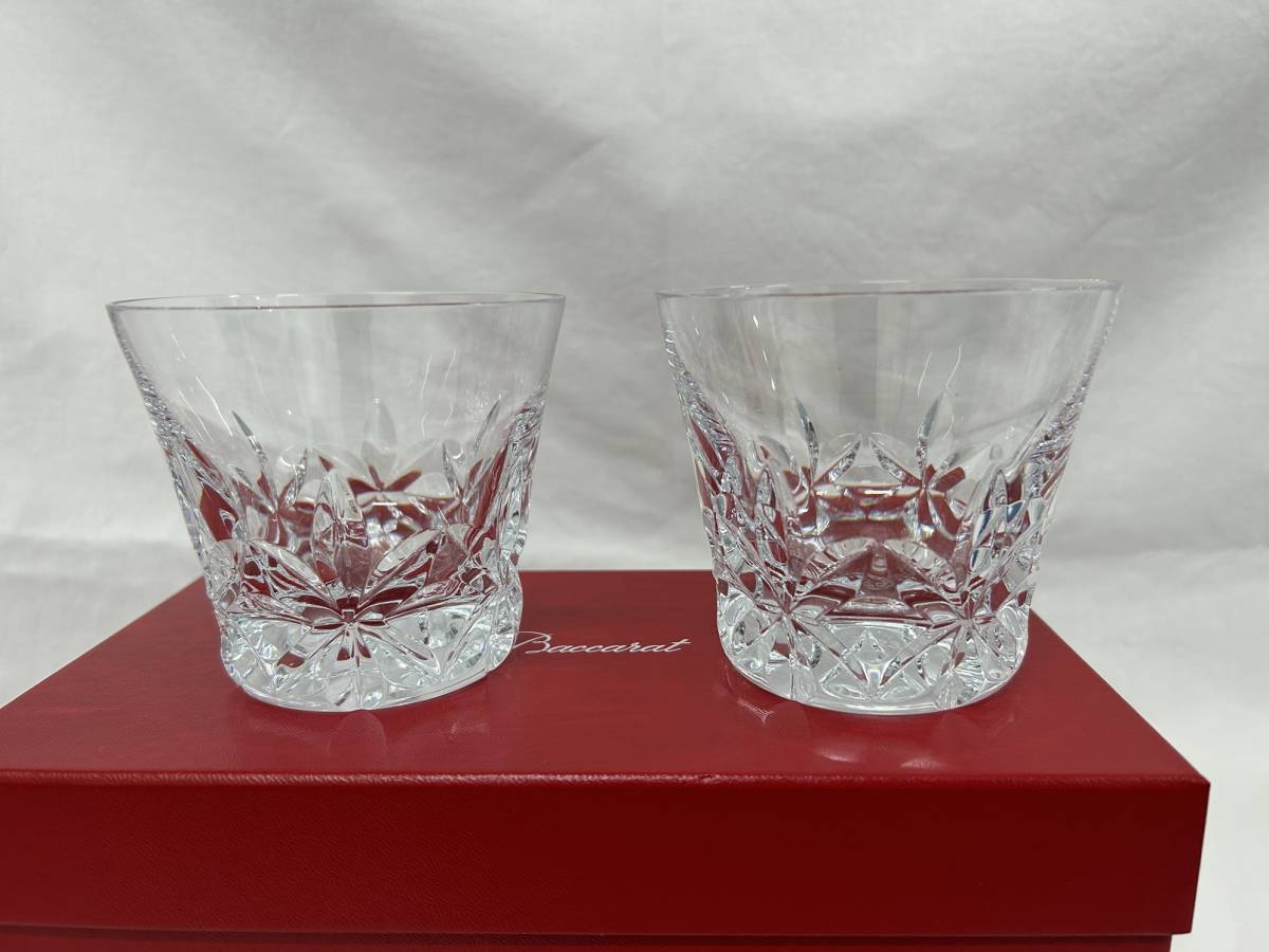 GIU29596 未使用品 Baccarat バカラ ペアグラス ロックグラス エクラ