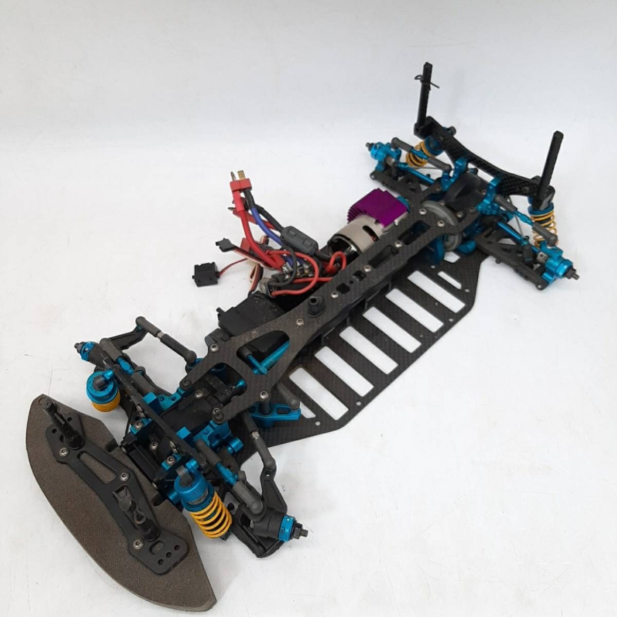 タミヤ RM01 カーボンロアデッキ2枚 カーボンシャフト セット