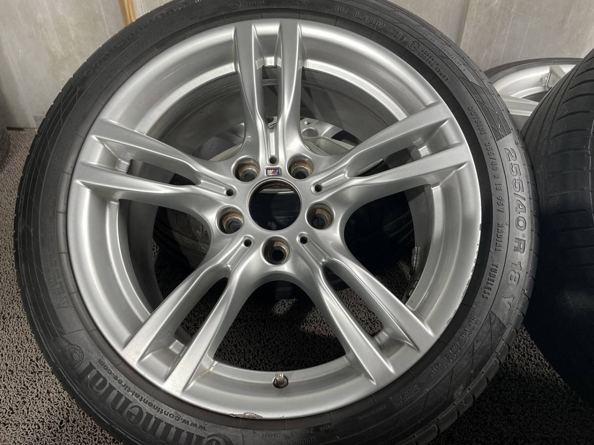 BMW純正18インチホイール 3シリーズ 4本セット 18×8J +38/18x8.5J +47 PCD120 BM7845880/BM7845881【中古/埼玉より発送】