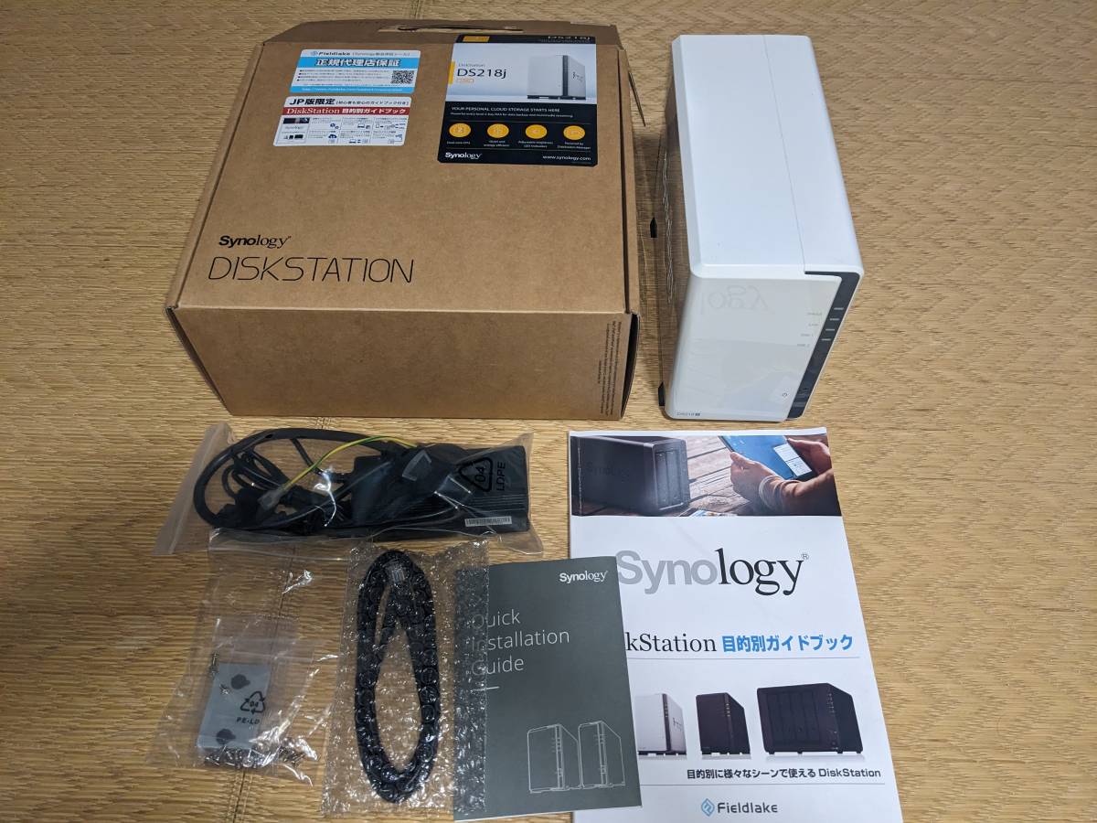 DiskStation Synology DS218j NAS | [2ベイ 2ベイNAS : 2ベイ 中古 