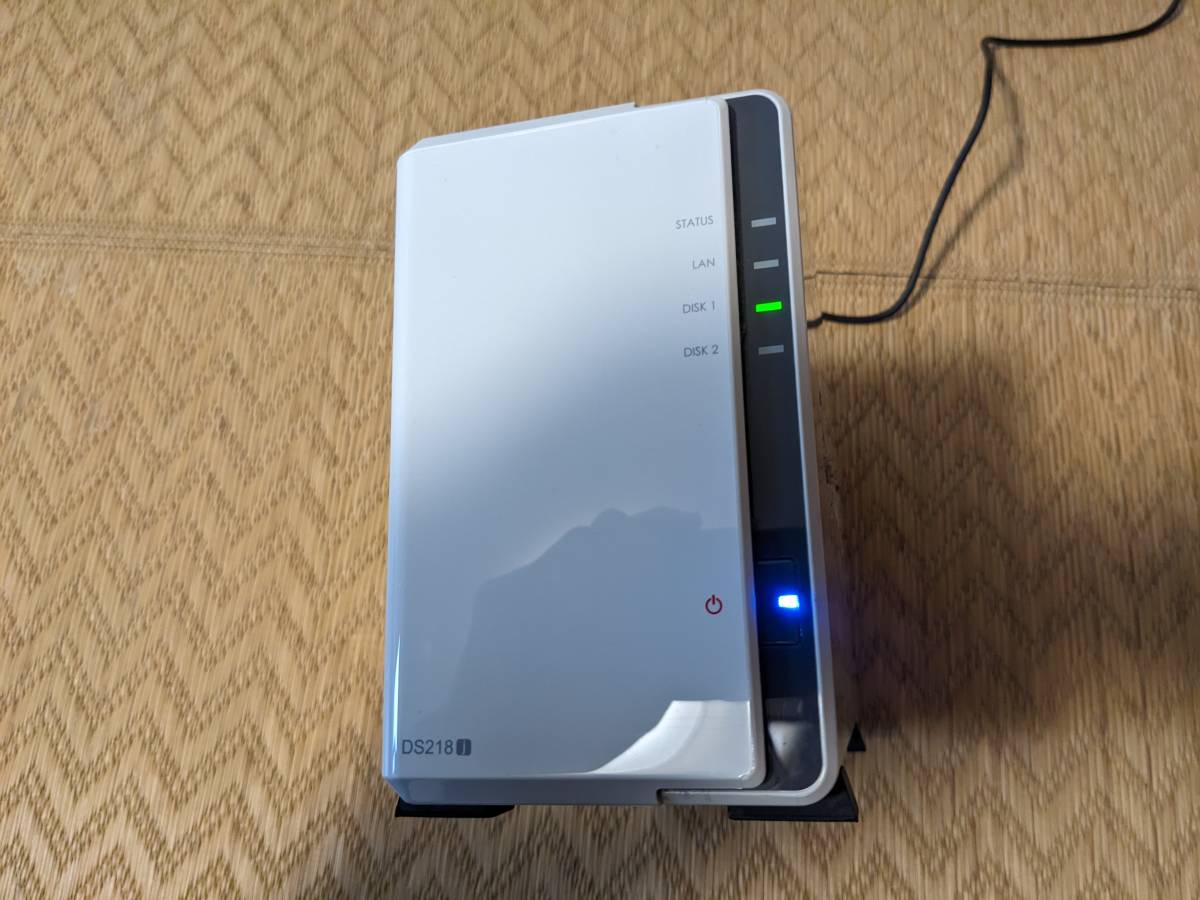 DiskStation Synology DS218j NAS | [2ベイ 2ベイNAS : 2ベイ 中古 