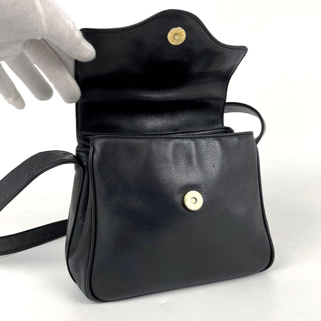 美品□GUCCI グッチ ショルダーバッグ ホースシュー 馬蹄 ゴールド金具
