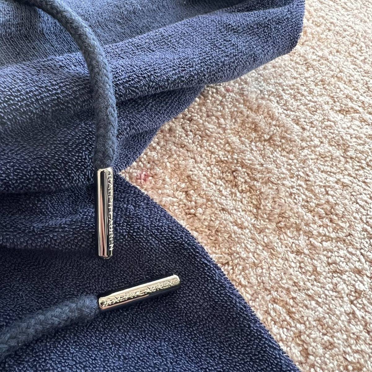 6.5万円未使用 RALPH LAUREN PURPLE LABEL パイル地 スウェット 