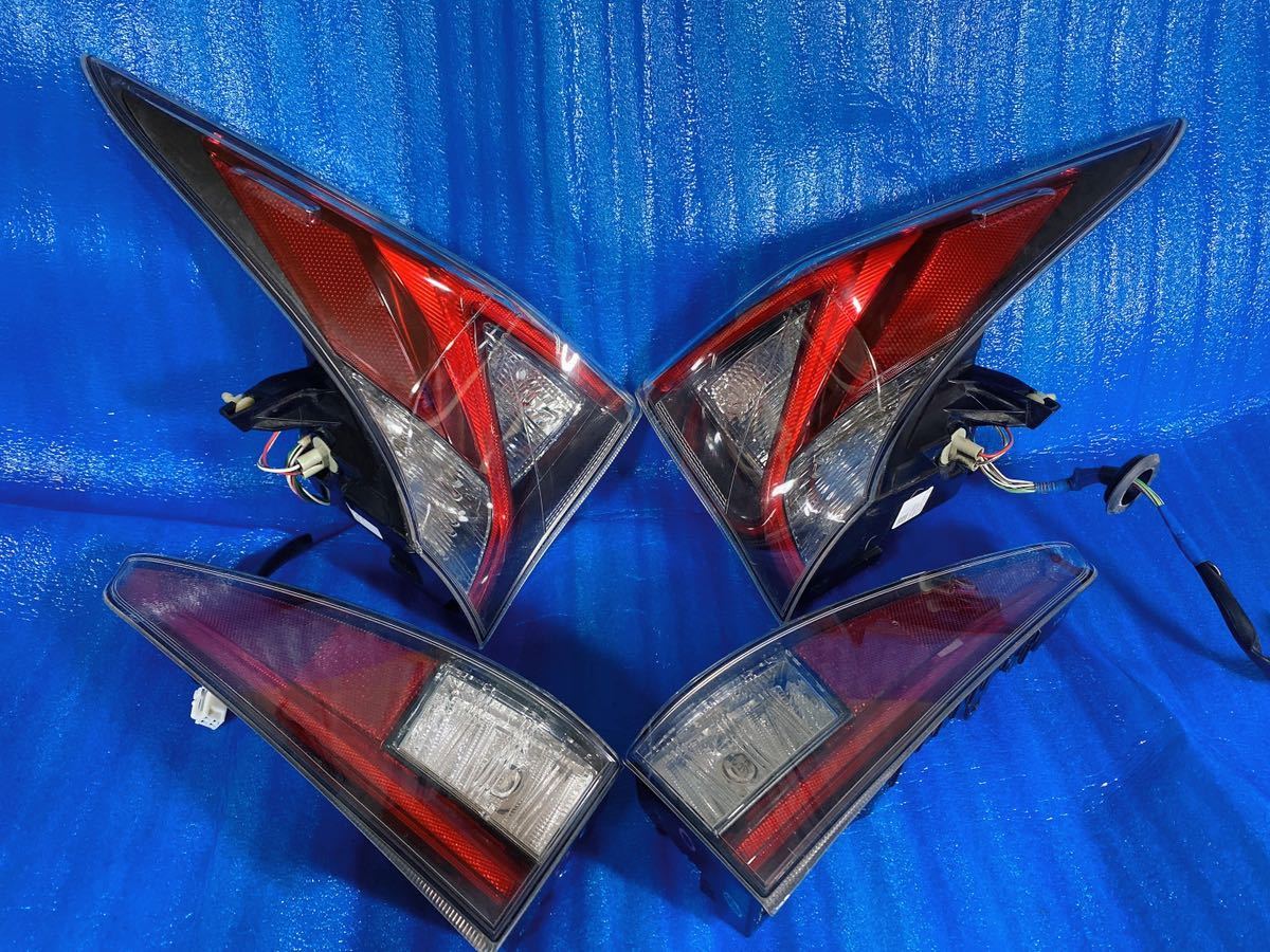 美品』プリウス50前期 TOYOTA純正テール 左右上下 テールランプフル