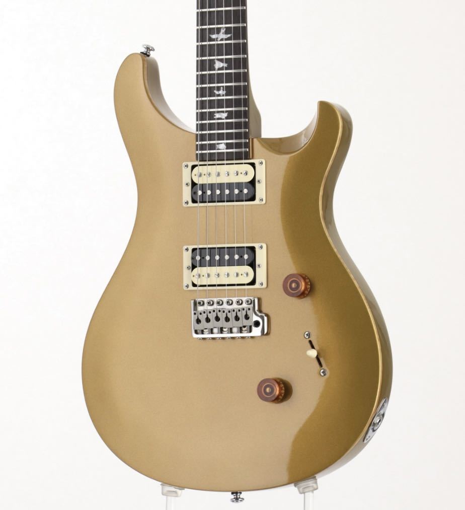 極美品☆Paul Reed Smith☆SE Custom 24☆Beveled Top Gold Metallic 