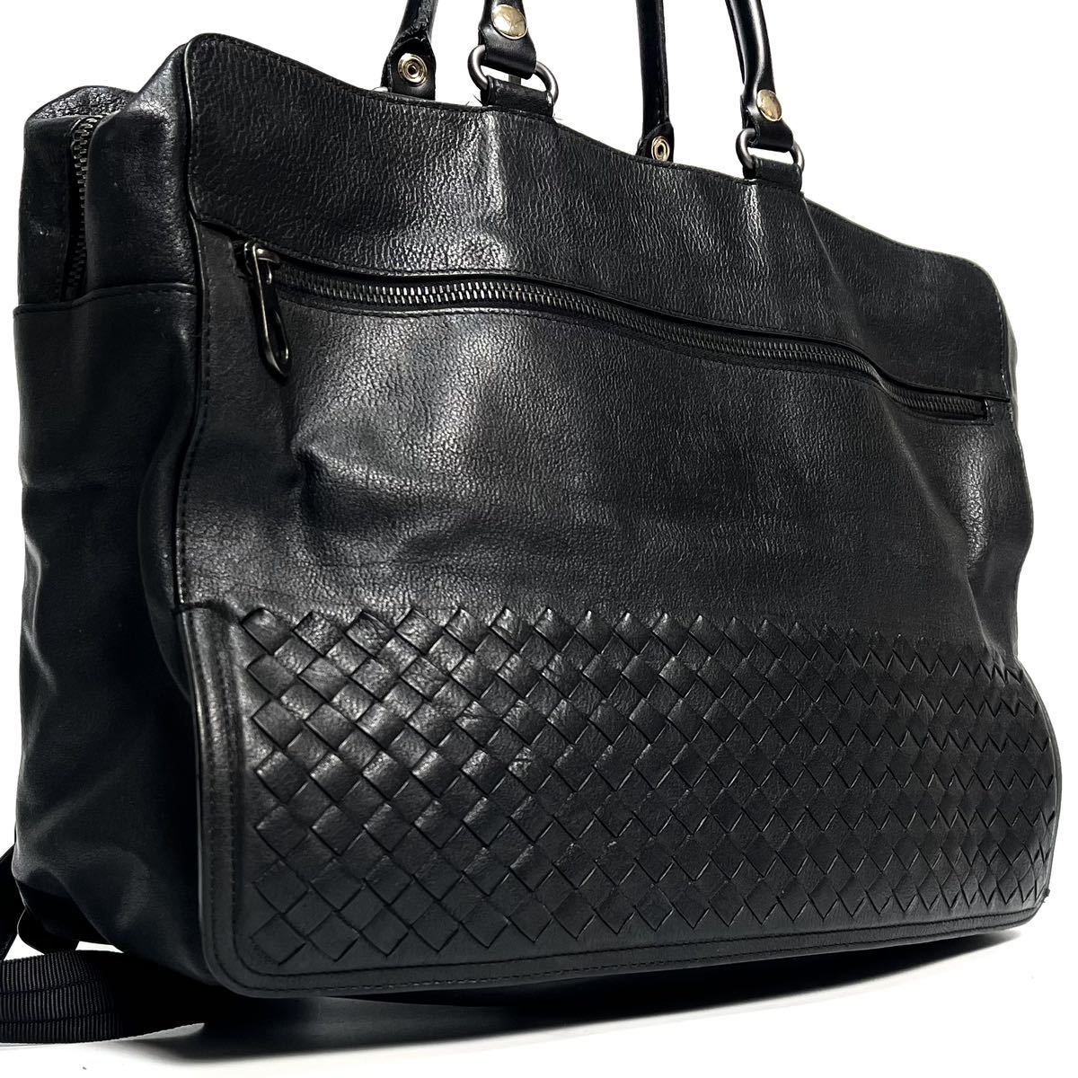 ☆極美品☆BOTTEGA ボッテガ ヴェネタ オール レザー イントレチャート 