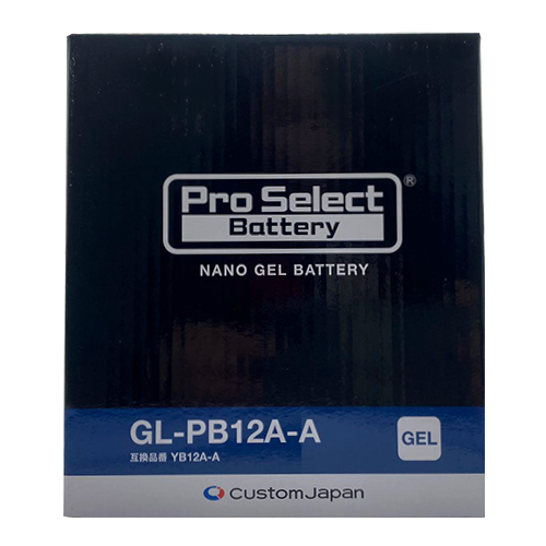 ProSelect(プロセレクト) GL-PB12A-A ナノ・ジェルバッテリー(YB12A-A 互換)(ジェルタイプ 液入充電済) PSB131