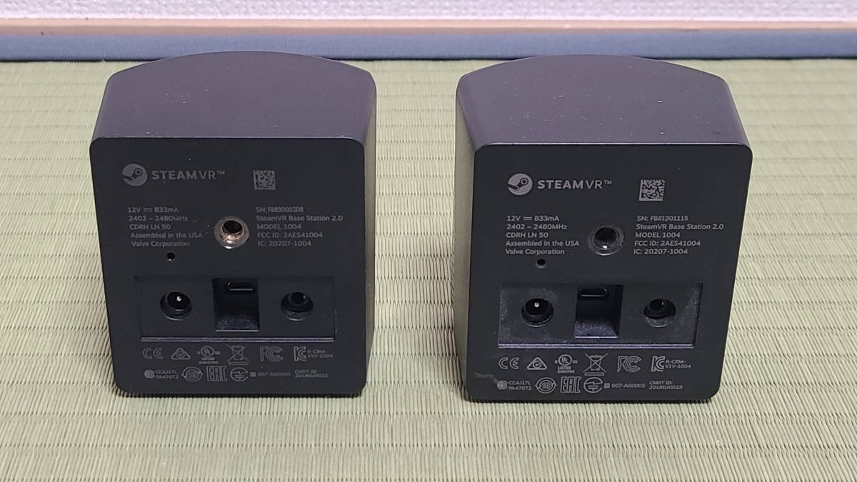 HTC VIVE ベースステーション 2.0 SteamVR Station Base 2個セット 2台