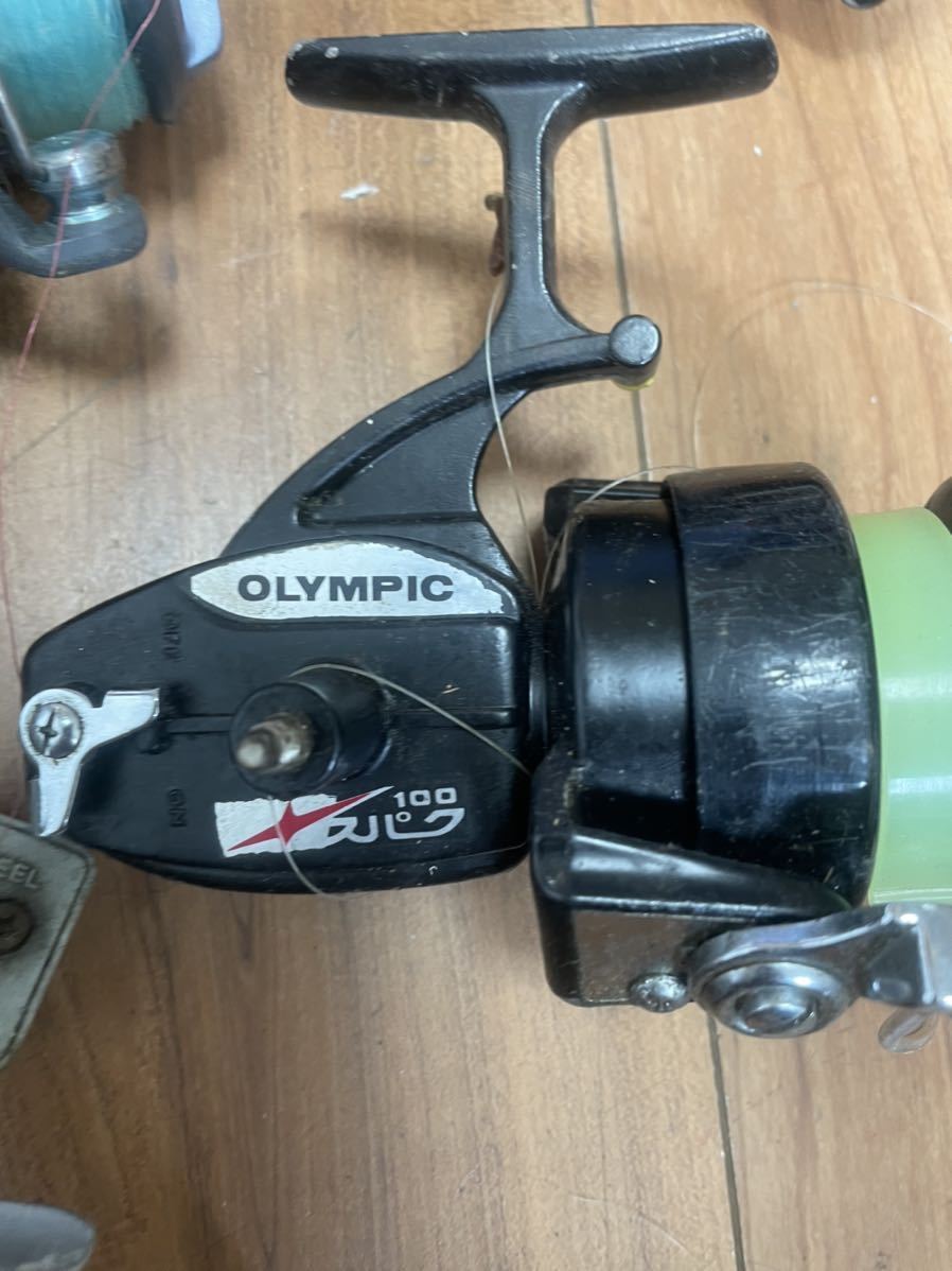 スピニングリール olympic DAIWA shimano navi 1000 14台まとめて売る