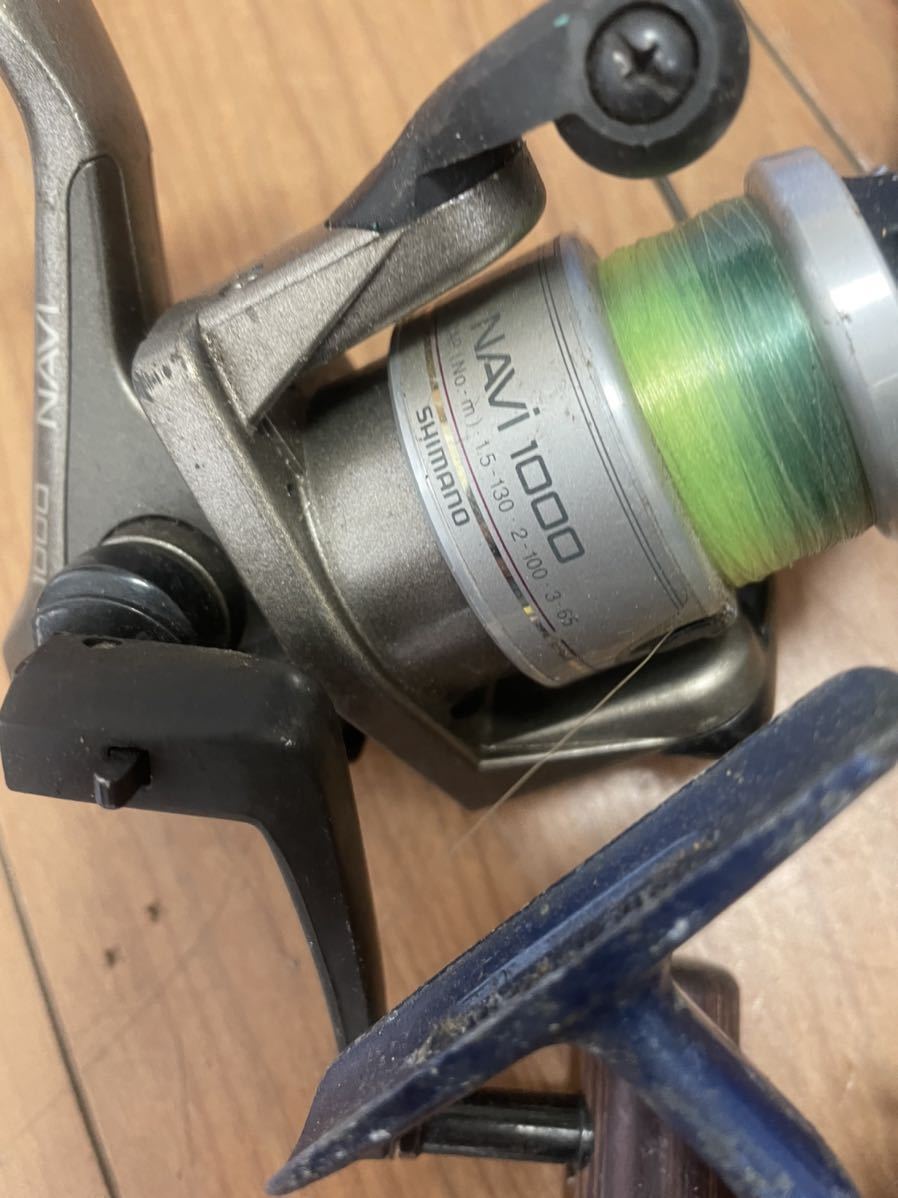 スピニングリール olympic DAIWA shimano navi 1000 14台まとめて売る