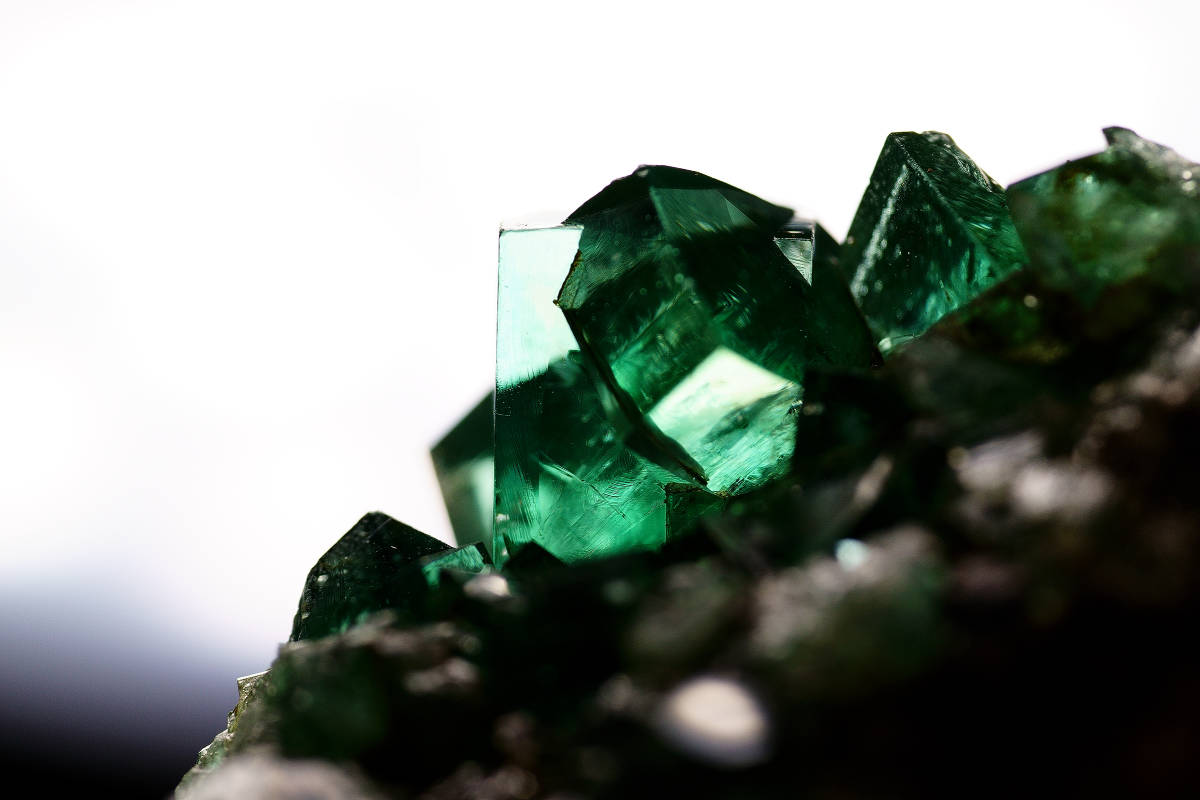 イングランド Gutterby Pit産 フローライト 蛍石 鉱物標本 原石