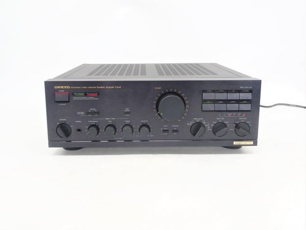 tyoh 470-1 524 ONKYO オンキョー INTEGRA A-817XX プリメインアンプ オーディオ機器 通電確認のみ 現状品　ボタン取れあり