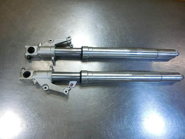 GSX-R750 減衰圧調整付倒立フロントフォーク左右セット、50×54×43mm、難有り★GR7DA