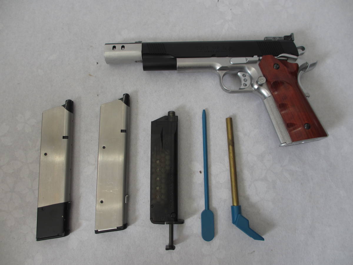 ☆COLT MK IV SERIES 80 木製グリップ ガスガン GOVERNMENT MODEL