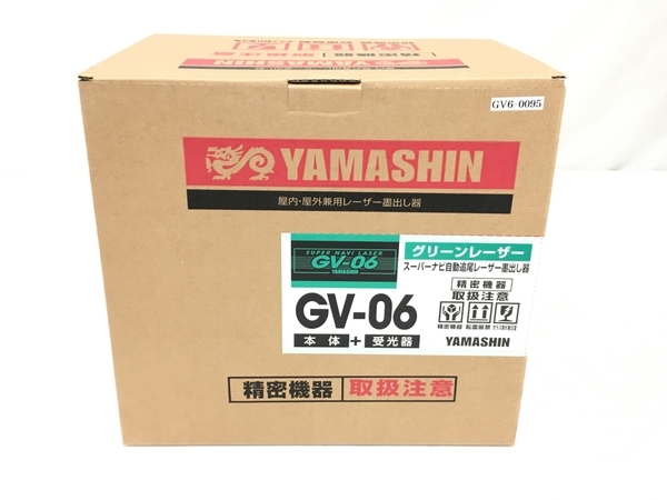 YAMASHIN ヤマシン GV-06 グリーンレーザー スーパーナビ自動追尾レーザー墨出し器 未使用 T7460214