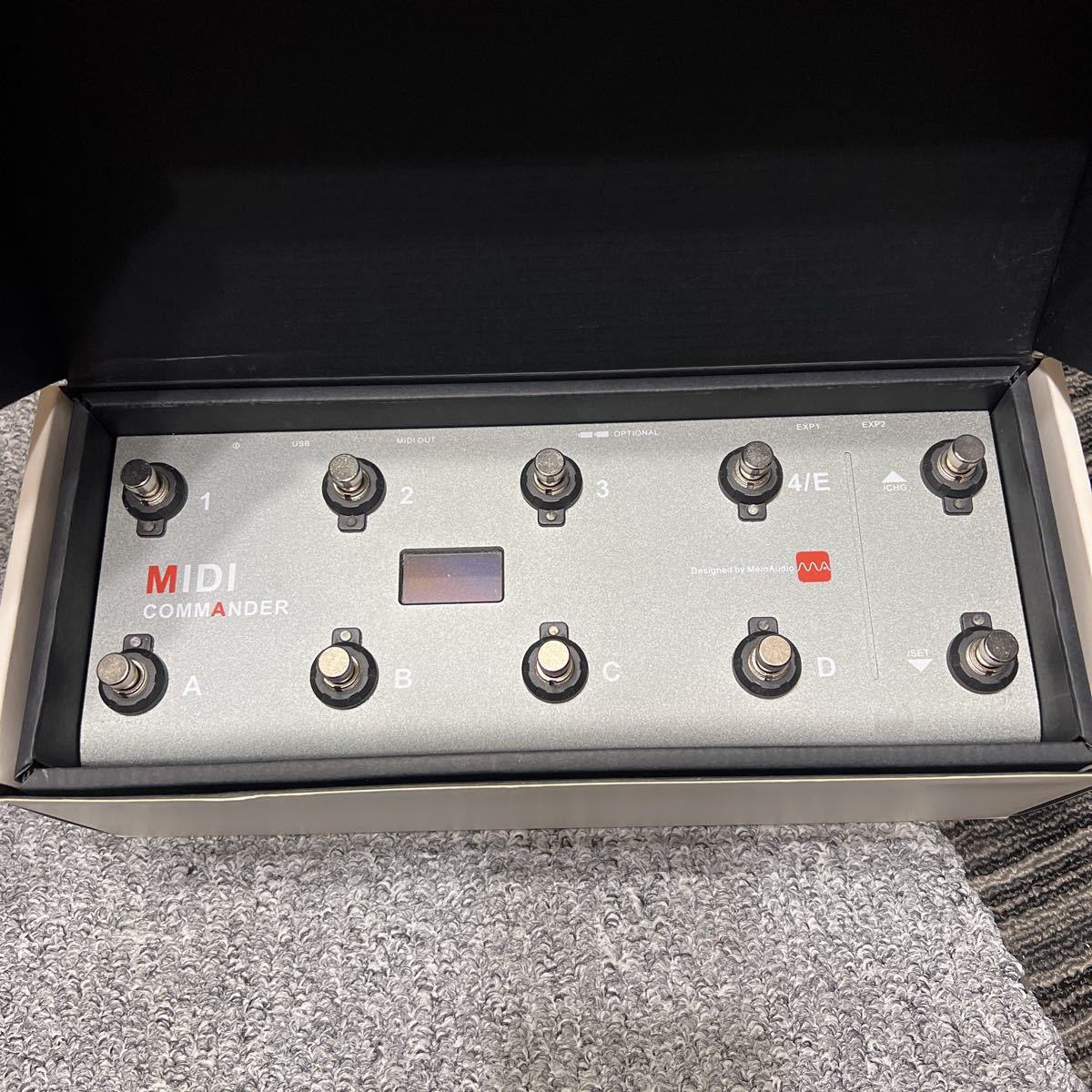 Melo Audio MIDI COMMANDER MIDIフットコントローラー MIDI Commander
