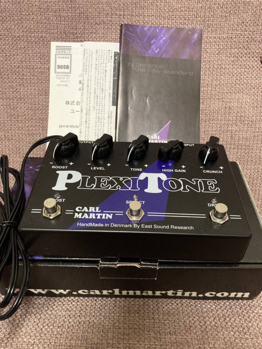 CARL MARTIN PLEXI TONE Carl Martin PlexiTone Layouts: Plexi-Tone