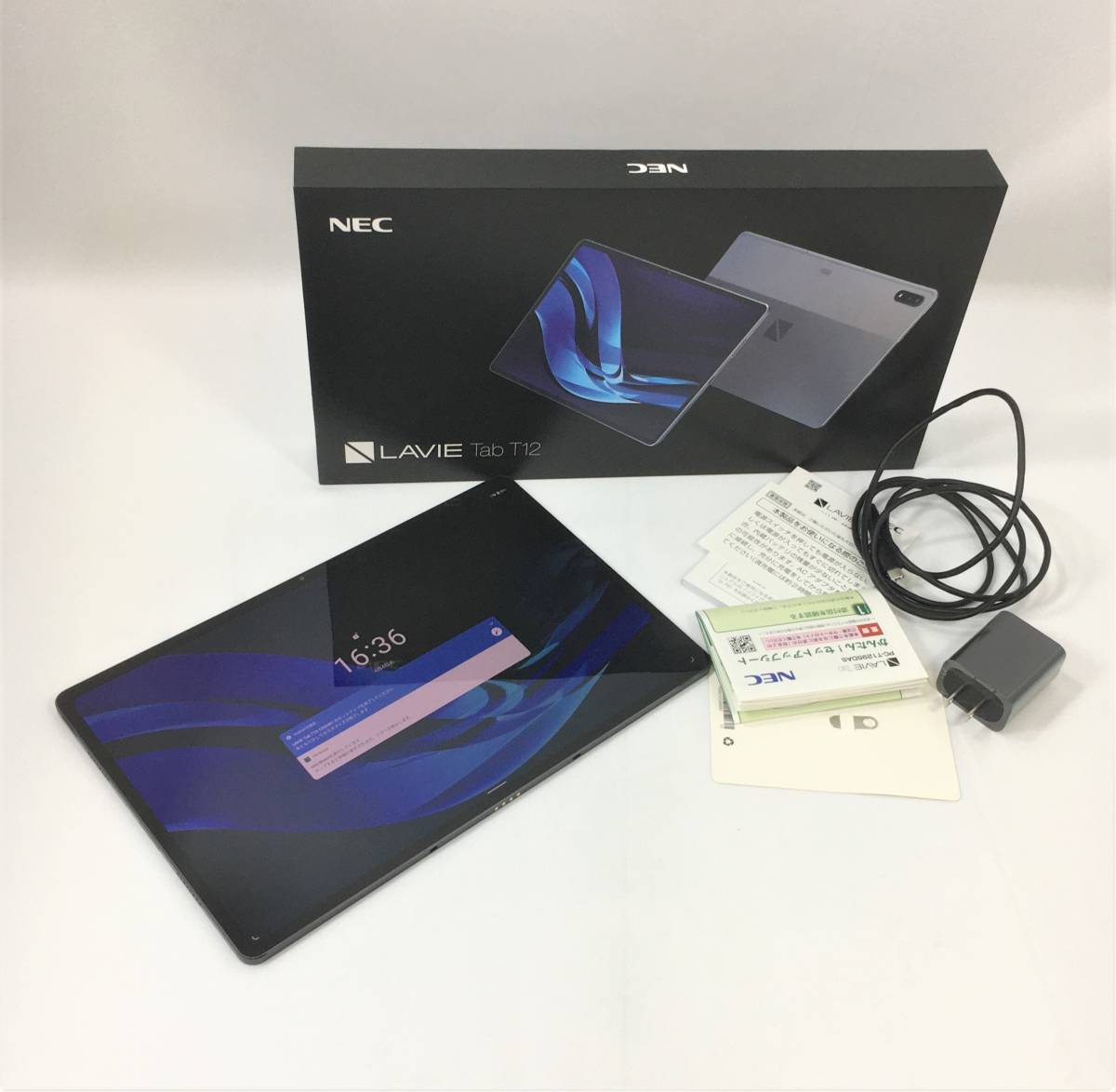 タブレットパソコン NEC LAVIE T12 PC-T1295DAS 12.6型 Snapdragon 870