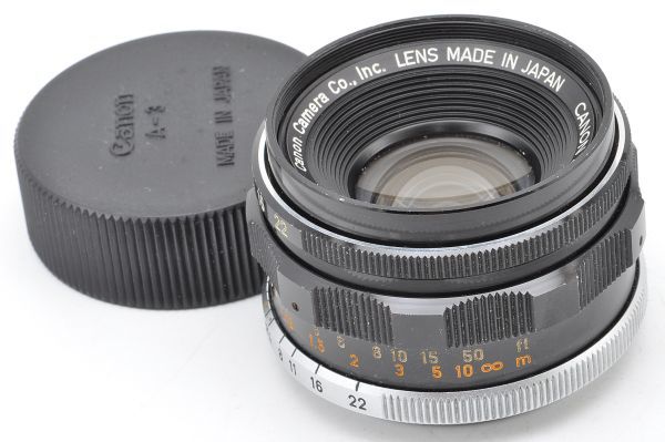 CANON LENS 35mm F2 キヤノン レンズ キャップ Lマウント L39 キャノン