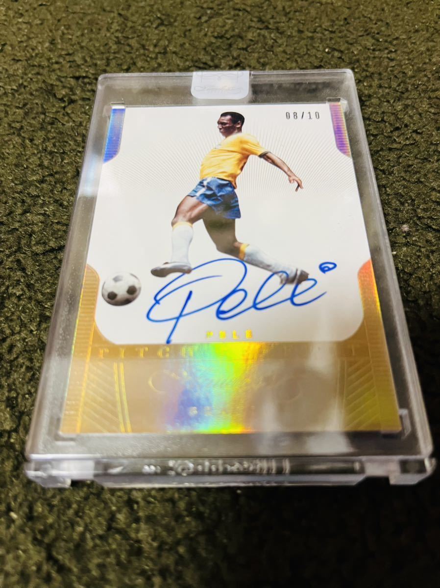 2015-16 Panini flawless soccer pitch perfect gold pele auto on 
