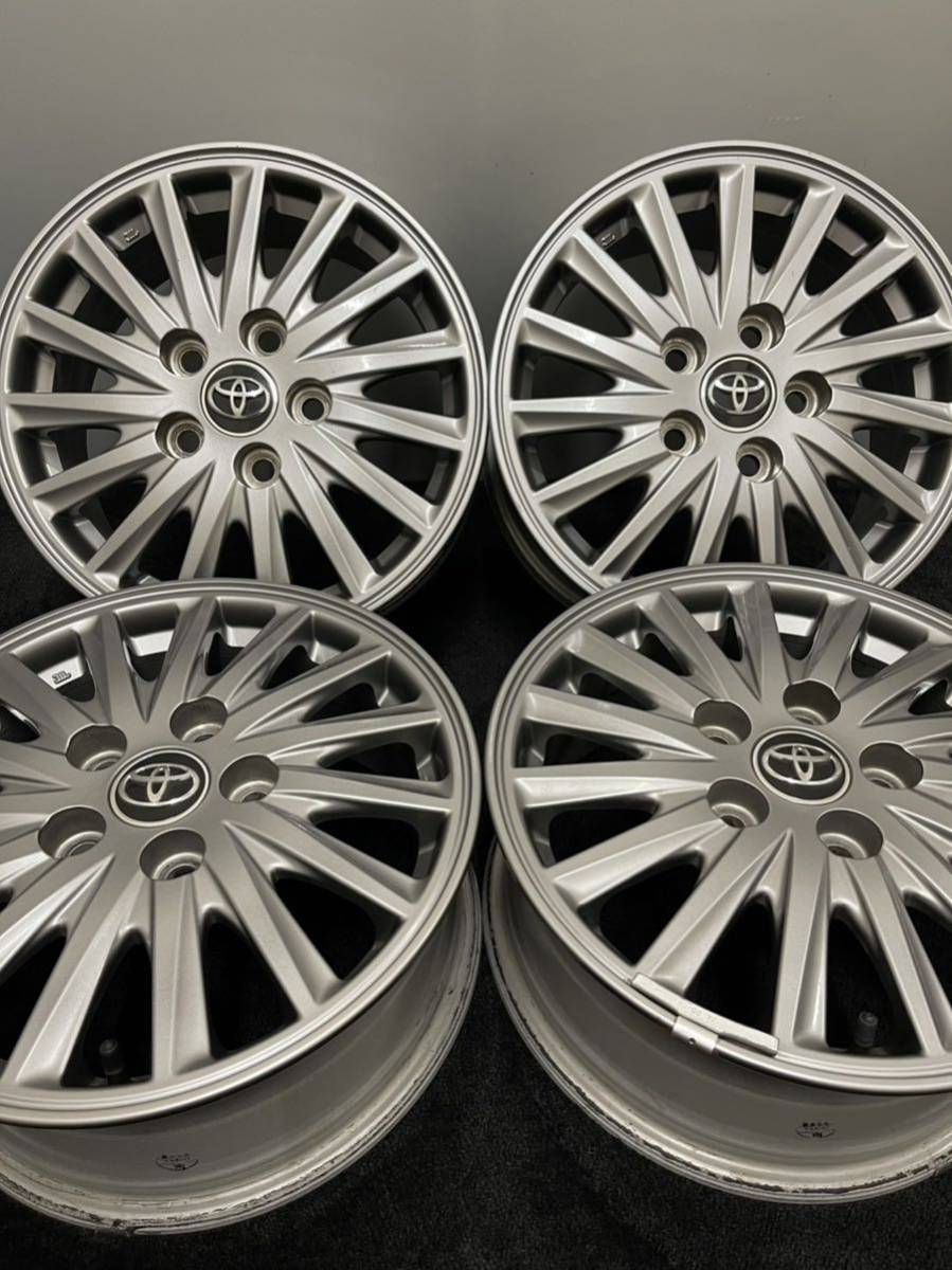 トヨタ 80系 ノア ヴォクシー 純正 エスクアイア 15インチ 6J ＋50 114.3 5H 4本 アルミホイール