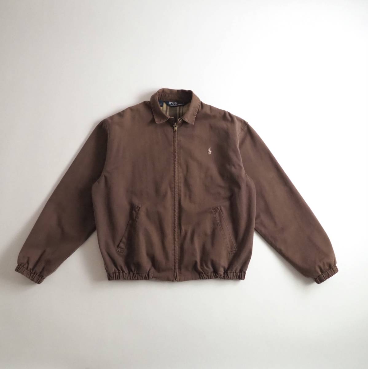ラルフローレン Ralph Lauren ブルゾン スイングトップ ブラウン 裏地
