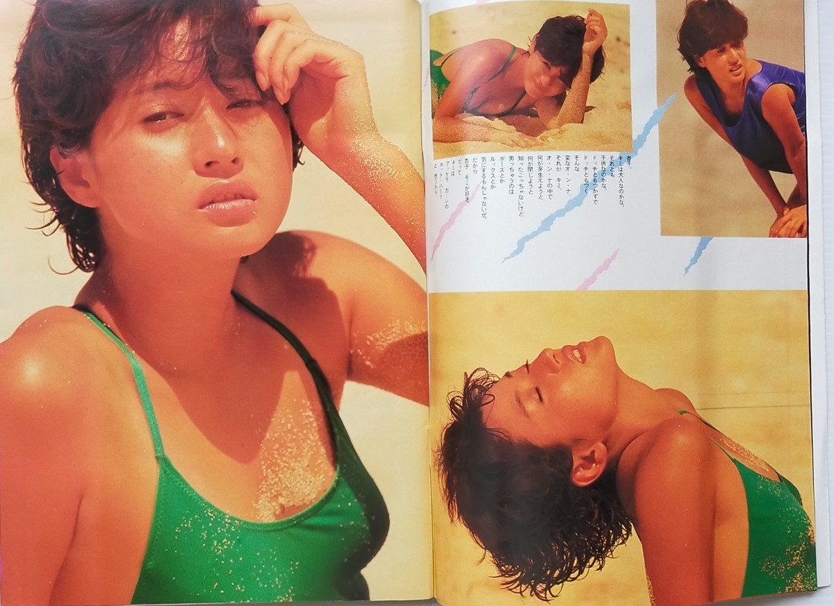 プレイボーイ 1985年No.27/本田美奈子ピンナップポスター/辻沢杏子