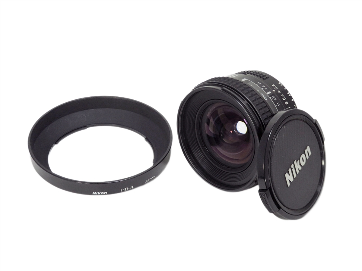 Nikon AF NIKKOR 20mm 1:2.8D Nikon HB-4 ニコン 超広角レンズ カメラ