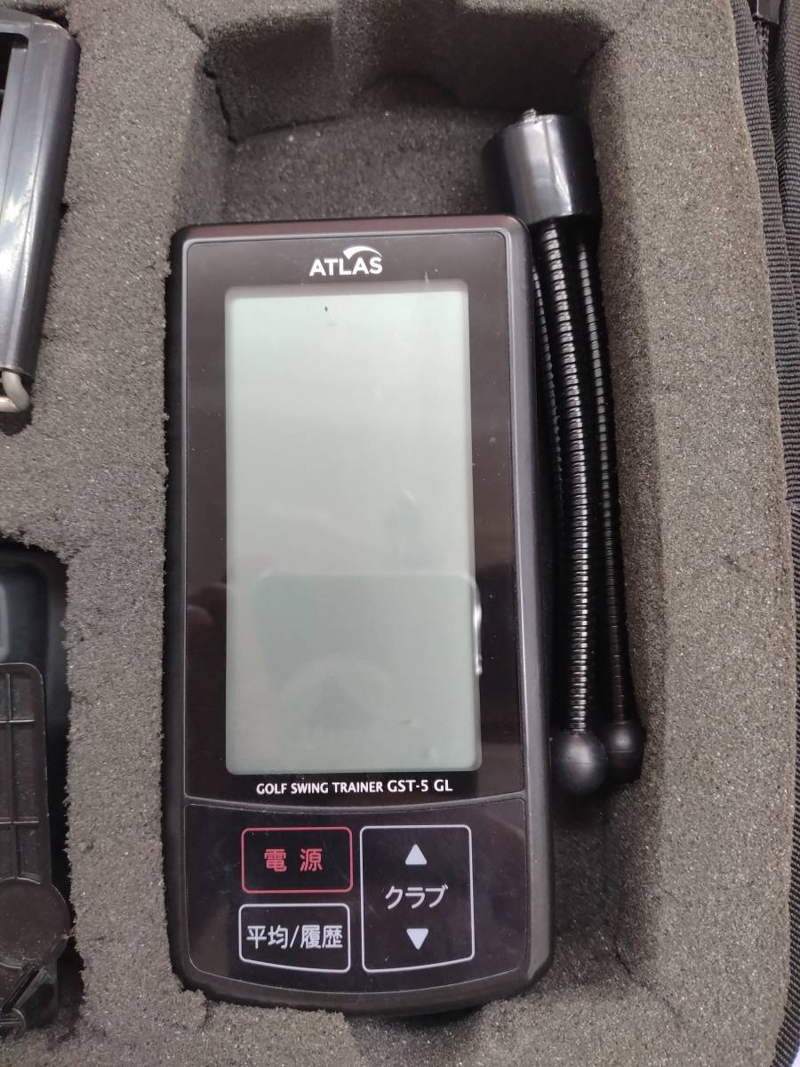 ユピテル ATLAS ゴルフスイングトレーナー GST-5 GL 現状品 動作確認済