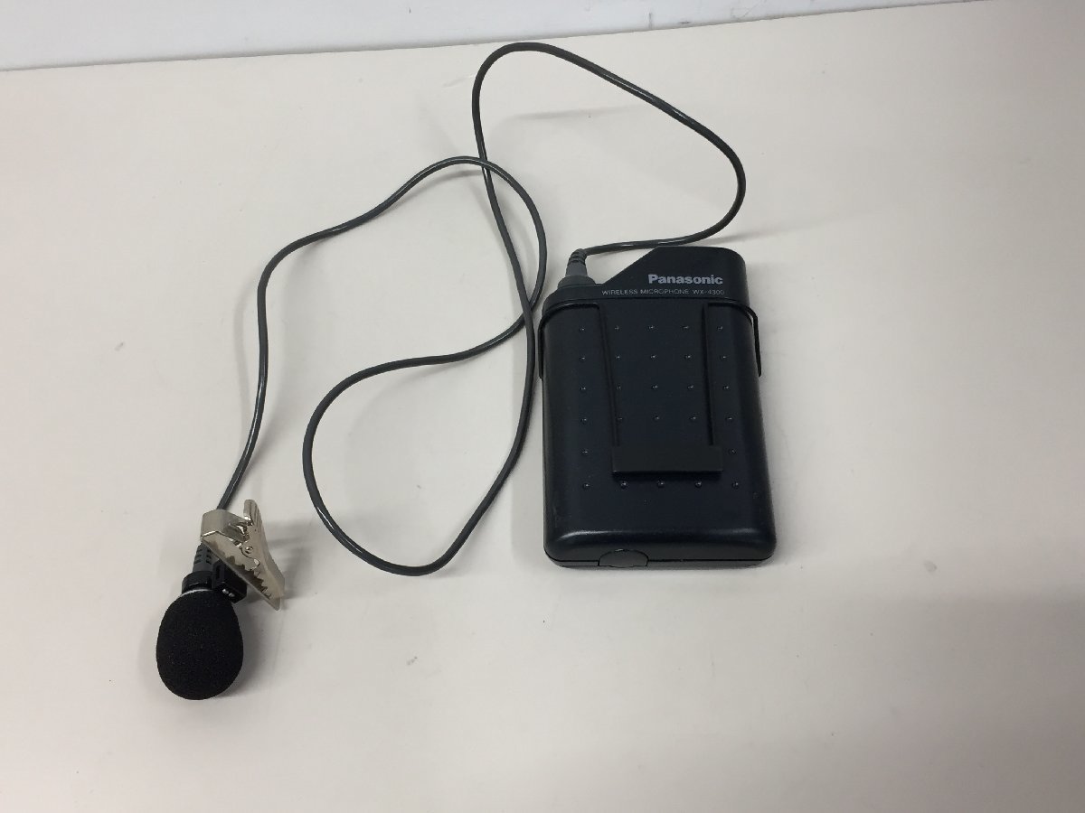 Panasonic タイピン型ワイヤレスマイク　WX-4300　 音出し確認済（管２B-Ｎ６）