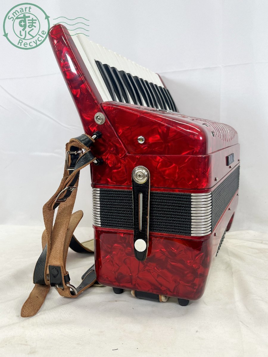 04620399 □YAMAHA ヤマハ アコーディオン 32鍵盤 鍵盤楽器 赤 レッド