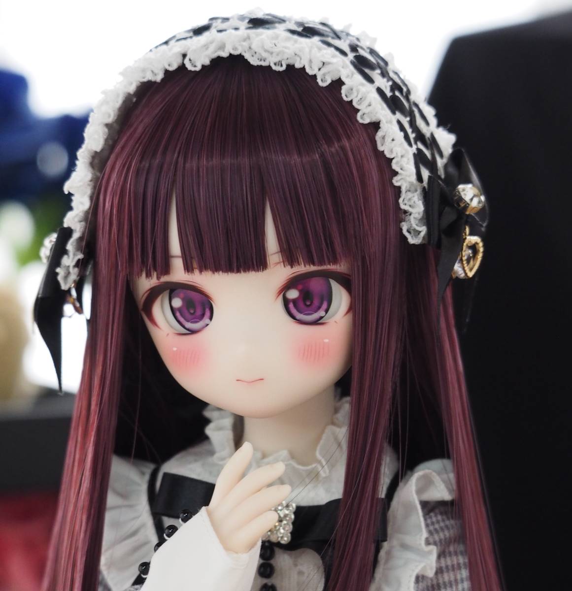 【iruma】DDH-28セミホワイト肌 カスタムヘッド(難あり)＋おまけアイ3種類