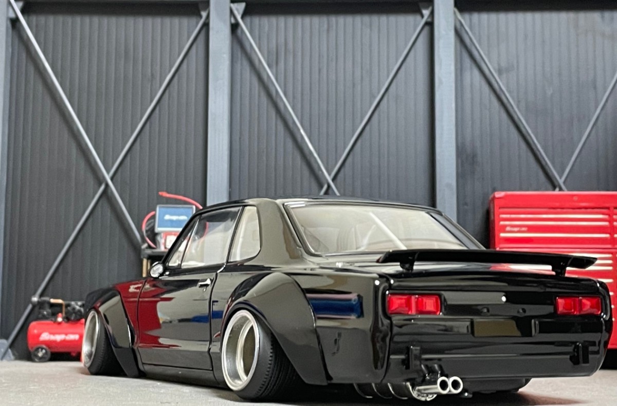 1/18 Aa ハコスカ ☆新品【改】カスタム☆ 街道レーサー ワークス仕様