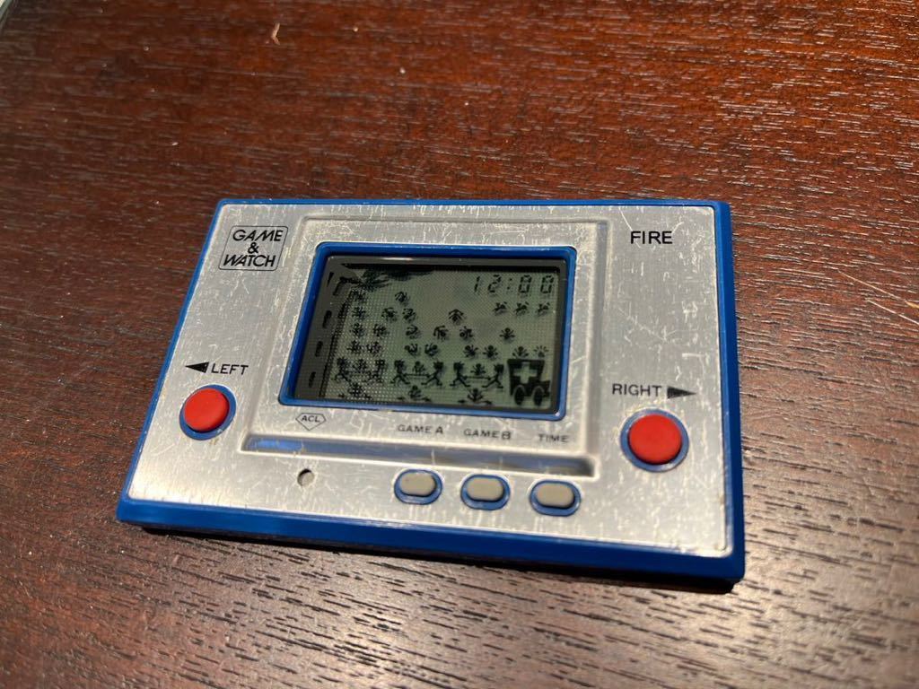 ☆整備品☆ゲーム&ウォッチ ファイア FIRE NINTENDO 昭和レトロ ☆整備品☆ゲーム&ウォッチ ファイア FIRE NINTENDO 昭和レトロ