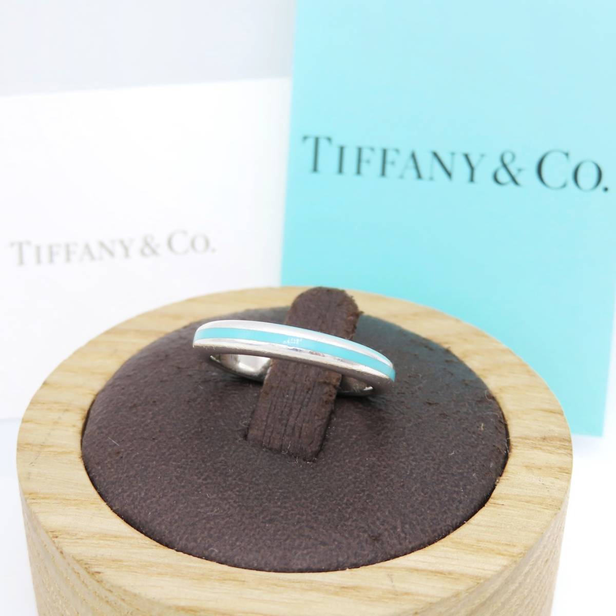 送料無料】極希少 美品 Tiffany&Co. ティファニー ブルー ライン 