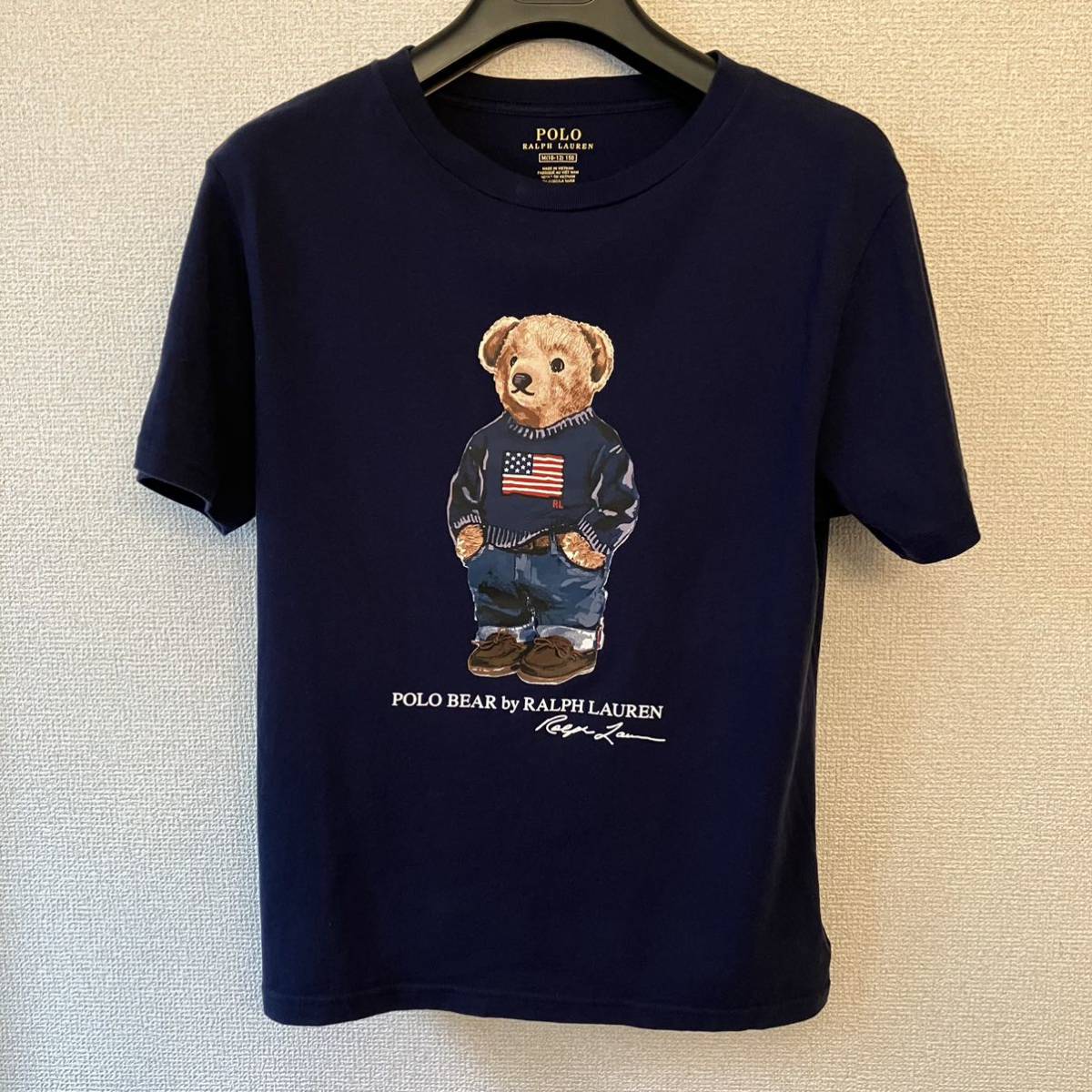 ★POLO RALPH LAUREN★ポロラルフローレン★半袖Tシャツ★Tシャツ ★ボーイズ★150★紺★ネイビーTシャツ★コットン★大人気★