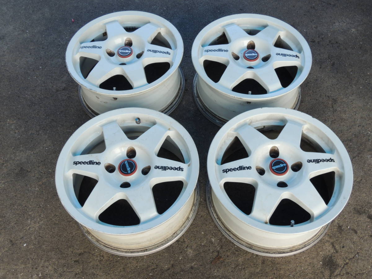 ☆Speed line アルミホイール4本 16X7J 40 OFFSET 4穴 兵庫 /管理
