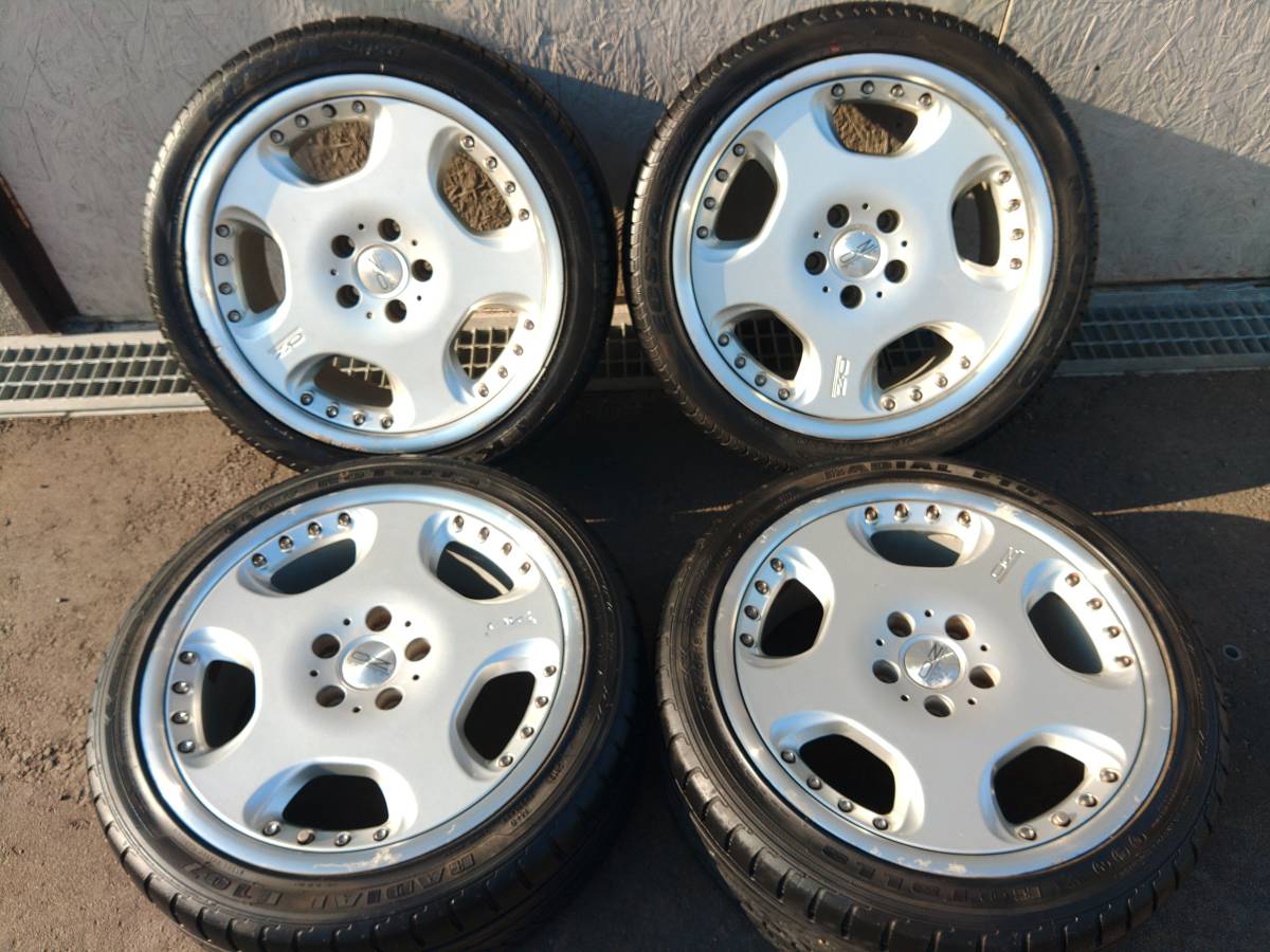 OZ ホイール 熱い 4本セット タイヤ バリ山 