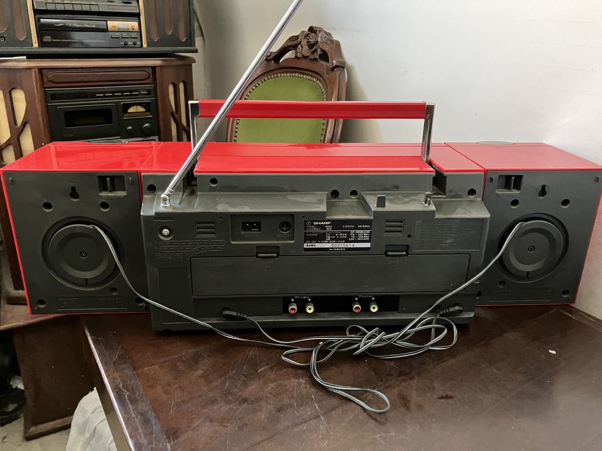 SHARP ラジカセ シャープ QT-88 テーブルコンポーネントシステム QT88 