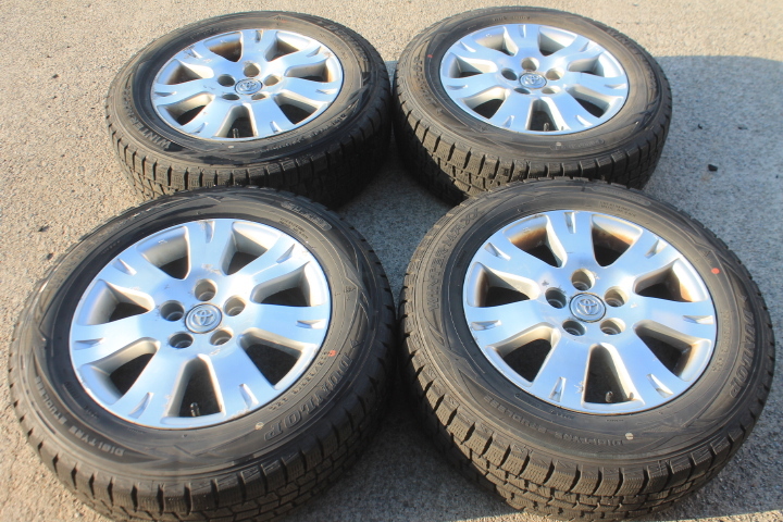 中古 10系アルファード 純正アルミホイール 6.5J-16 +39 5H-114.3 4本 