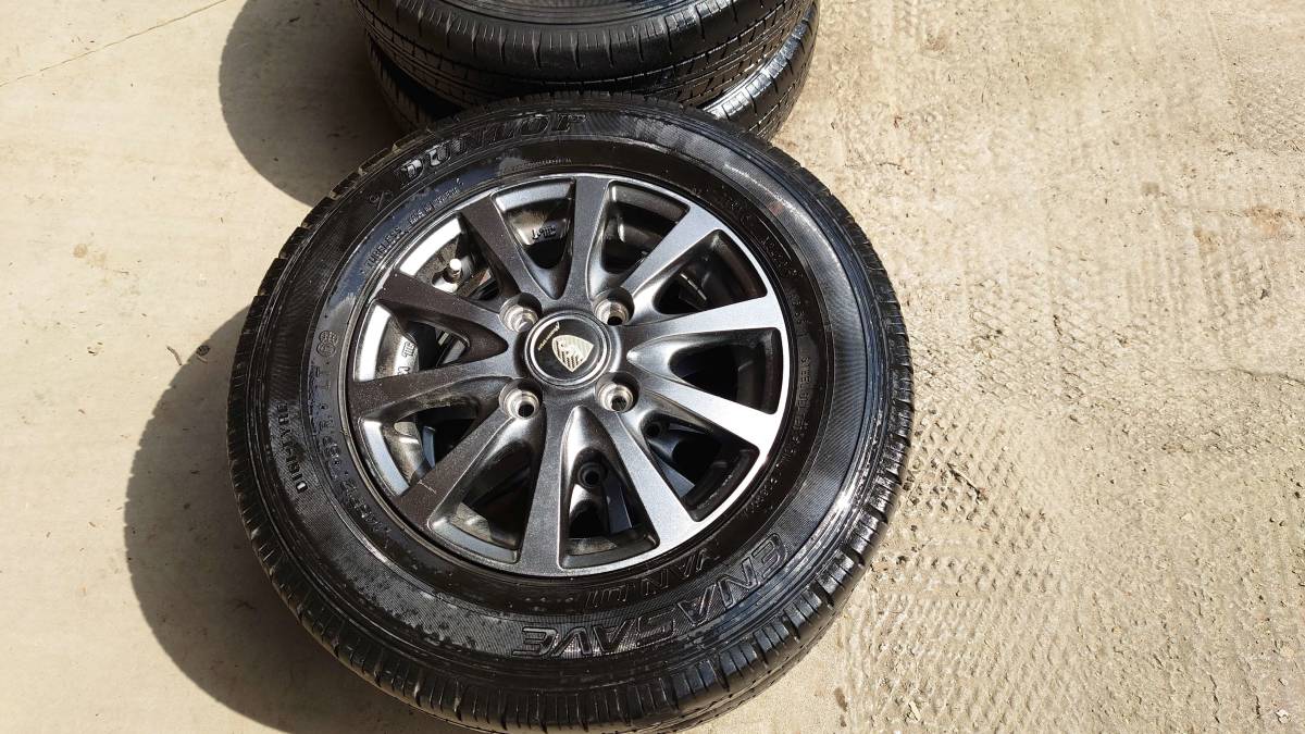 AGA Saksenザクセン5.5J-14+35 100/4H ハブ57.1 165/70R14 14インチ 