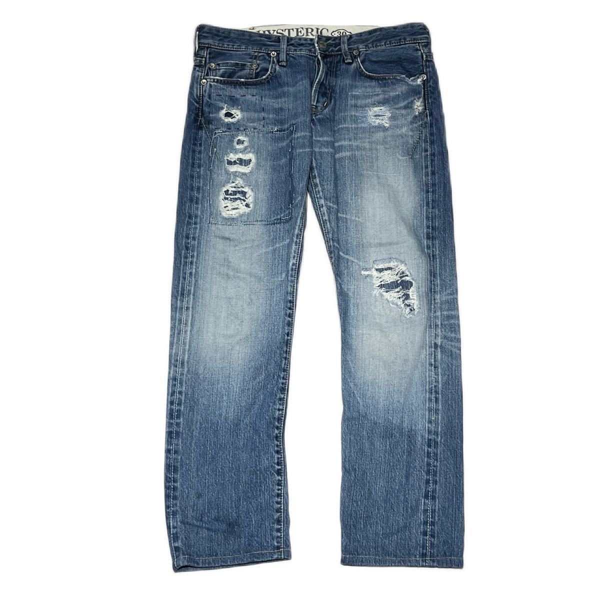 00s hysteric glamour グランジ デニム 赤耳 ヒステリックグラマー