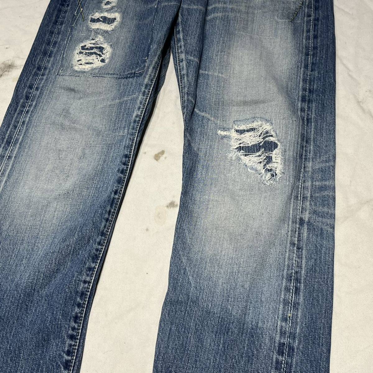 00s hysteric glamour グランジ デニム 赤耳 ヒステリックグラマー