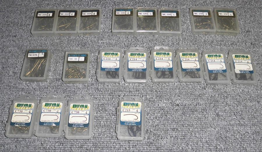 ティムコ／ＢＵＹＡＮ　フライフック　＃４　２０個セット　４番