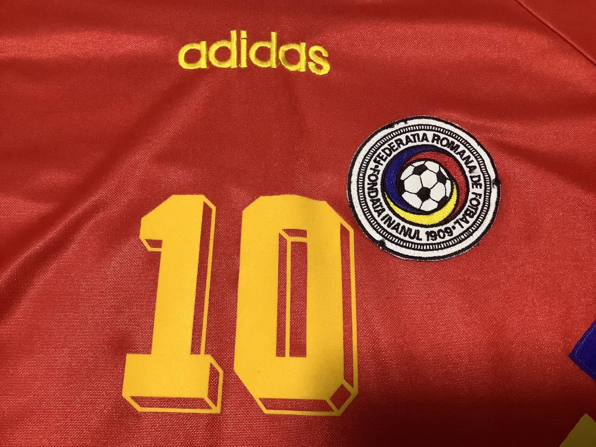 adidas 正規品 ルーマニア ユニフォーム 94ベスト8 ゲオルゲハジ